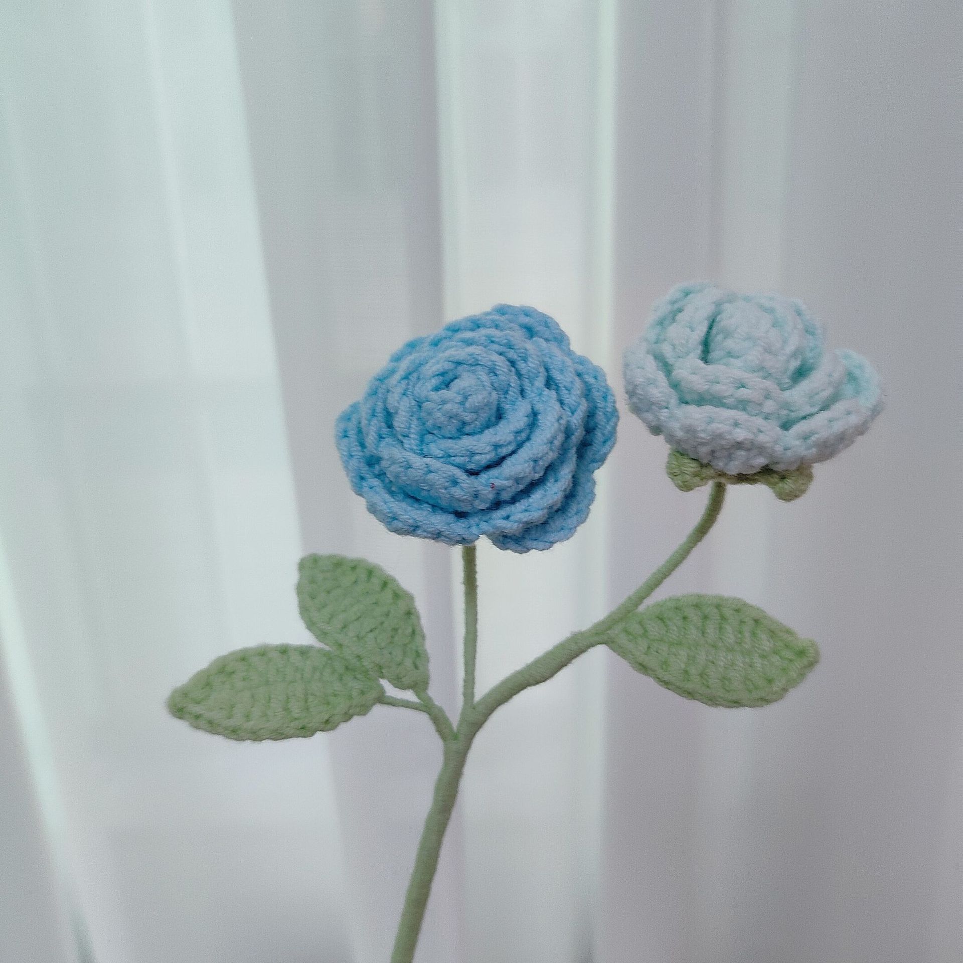 Søt heklet blomsterbukett strikkede blomster flores tejidas en heklet hjemmedekorasjon morsdagsbukett