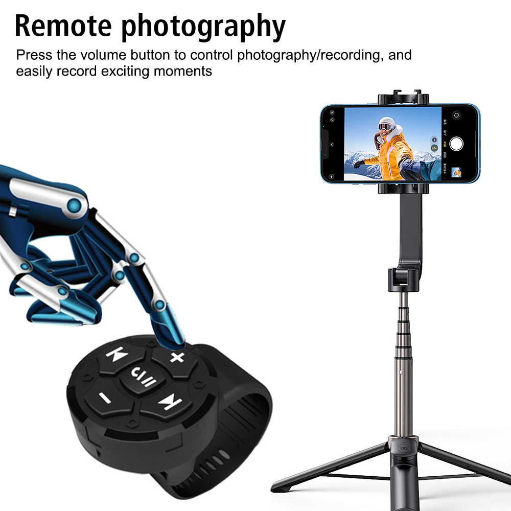 Draadloze Bluetooth 5.3 Stuur Media Controller Stuurwiel Afstandsbediening Motorfiets/Fiets Afstandsbediening Helm Helm Oortelefoon