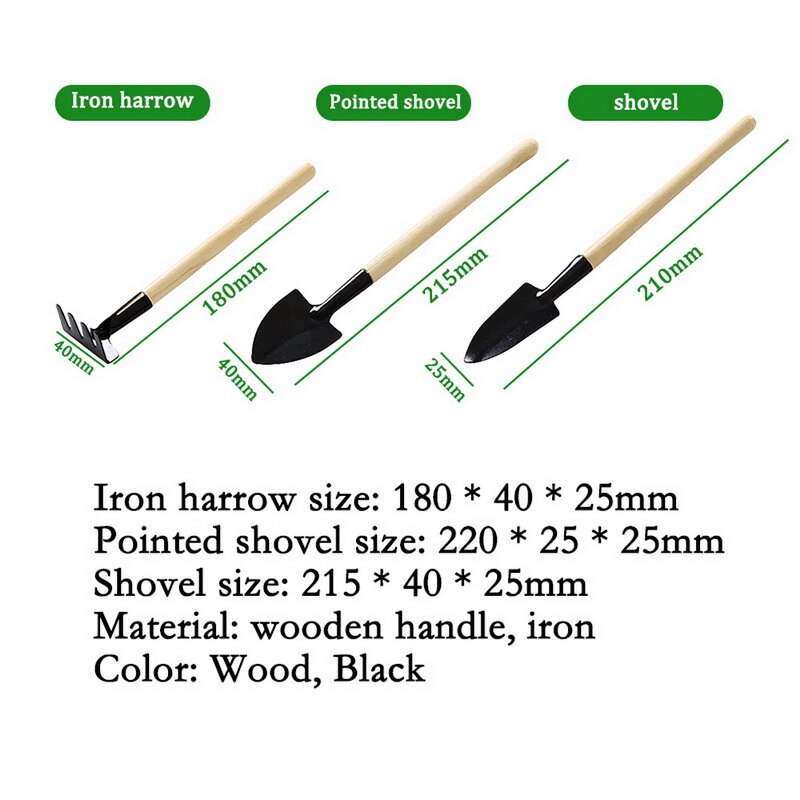 Mini Kit d'outils de jardinage de plantation chaude outils succulents Kit de planteur de jardin Miniature outil de semis de transplantation pour la directe