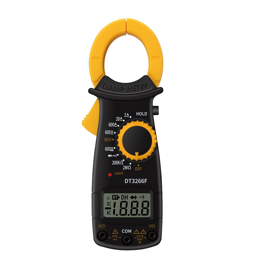 Digital Clamp Meter Multimeter Handheld AC DC Voltage Current Voltmeter Diode Resistance Non-contact Fire Wire Identification