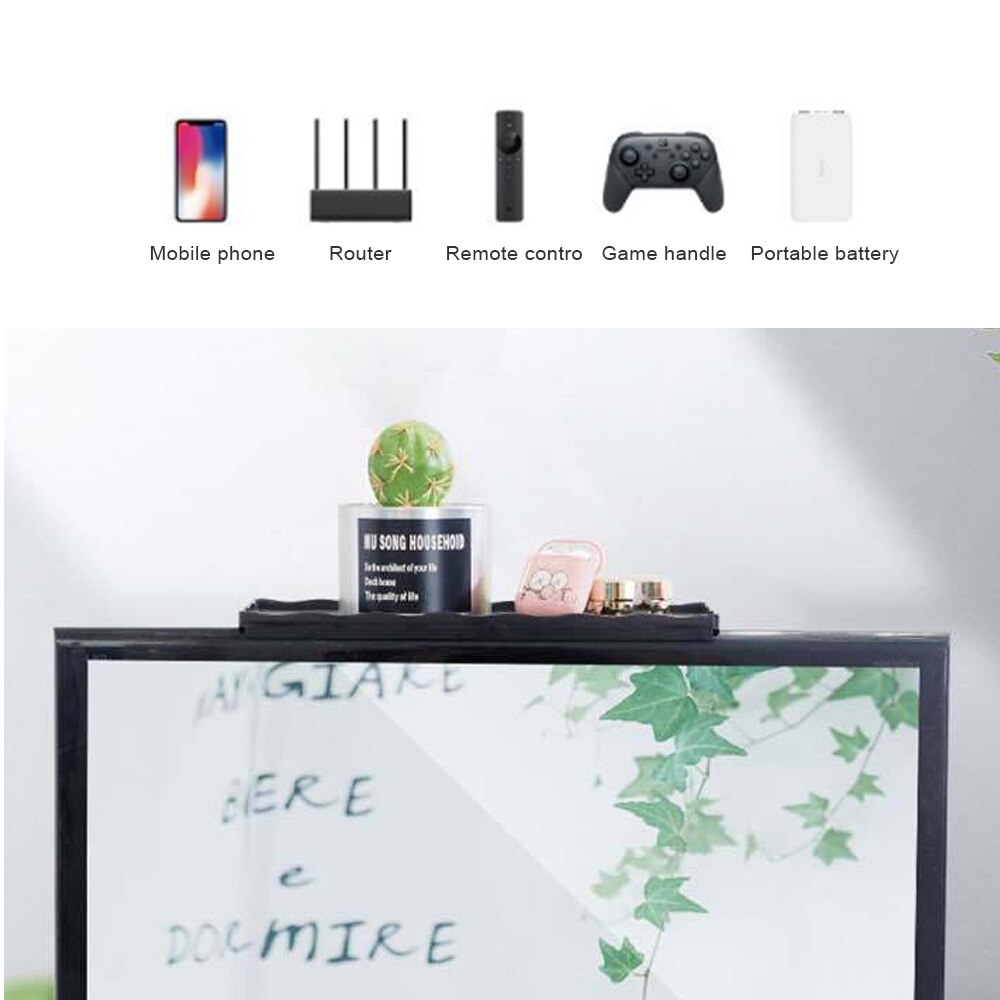 Verstelbare tv-scherm bovenste plank display rek organizer opbergrek houder voor computer desktop standaard monitor houder thuis opslag