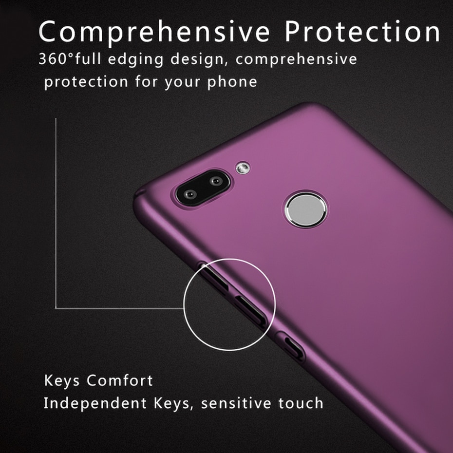 Per Funda Capa Xiaomi Redmi 6 Caso Per Caso Xiaomi Redmi 6A Caso Duro Posteriore Del Telefono Coque Per Xaomi Redmi6a Redmi6 redmi 6 6A caso Della Copertura