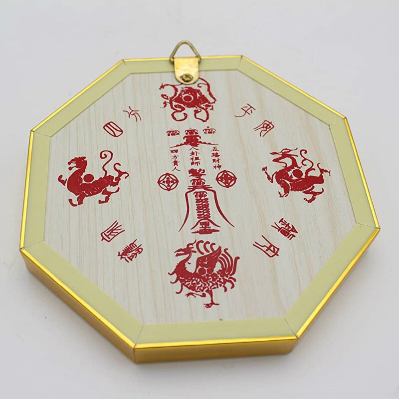 Traditional Chinese Feng Shui Bagua Mirror Family Protection Master Blessed Healthy Wealth Prosperous Wall Mirrors Home Decor