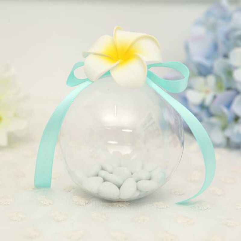 1 Pc Acrylic Ball Clear Plastic Ball for Flower Preservation Container Candy Box Transparent Hollow Sphere Hanging Decor P50