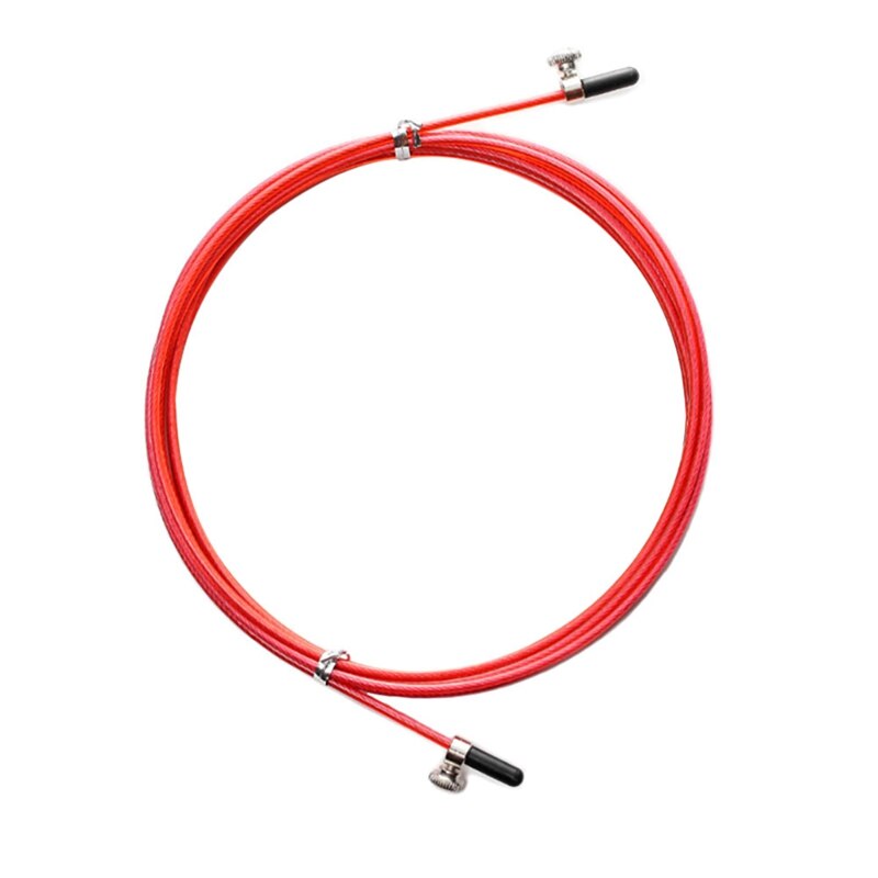 Reserve hop reb 3m udskifteligt ledning kabel hastighed spring reb træning springtov ståltråd træning fitness gear: R
