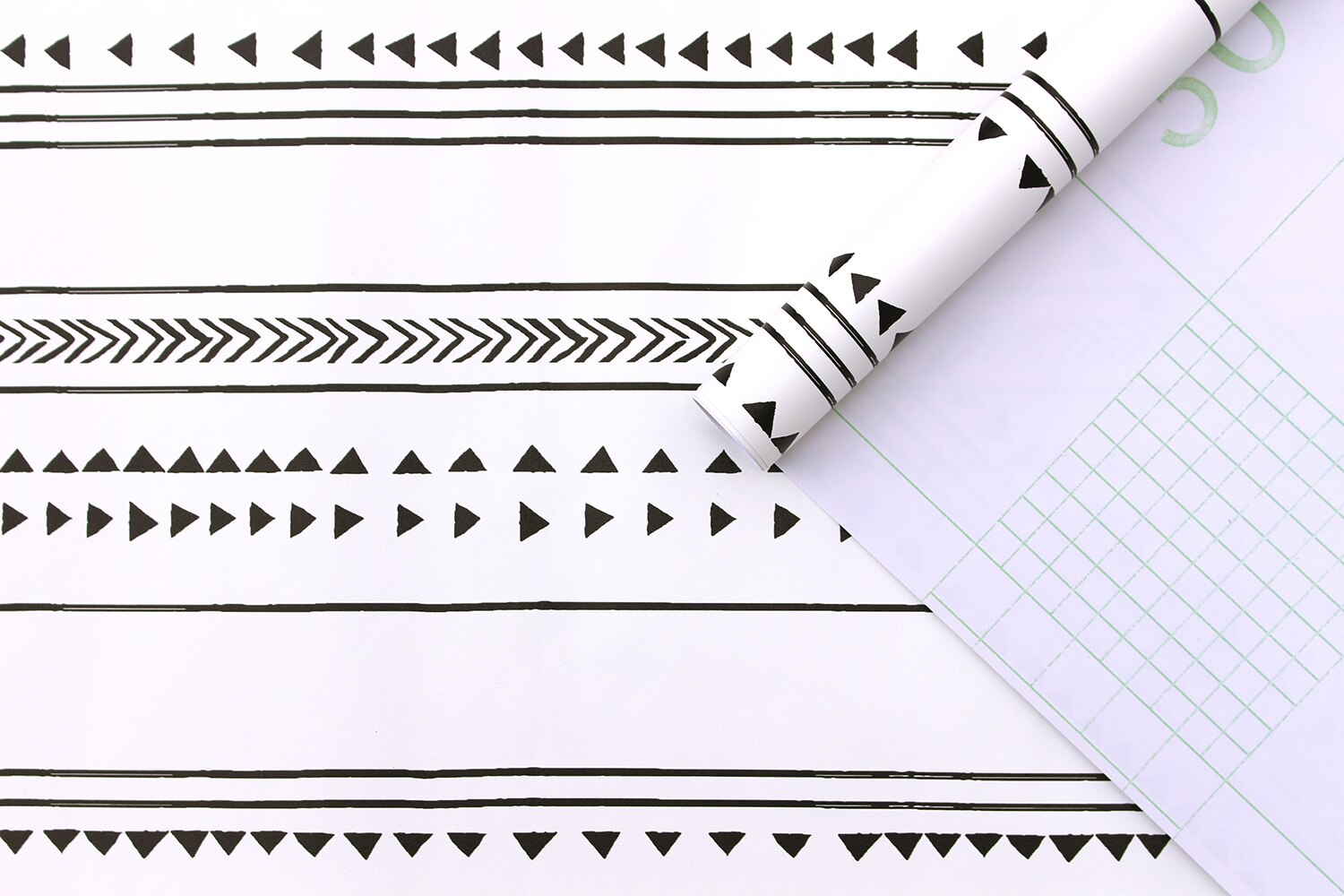 Hapyline Driehoek Schil En Stok Behang Pijl Trellis Zwart Wit Vinyl Zelfklevende Behang Slaapkamer Muur Home Decoratie