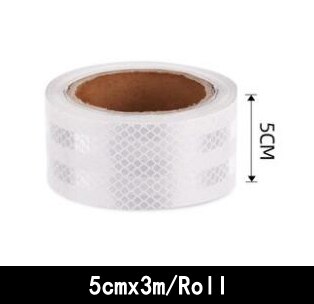 3M waterdichte reflecterende tapesticker voor auto: WHITE