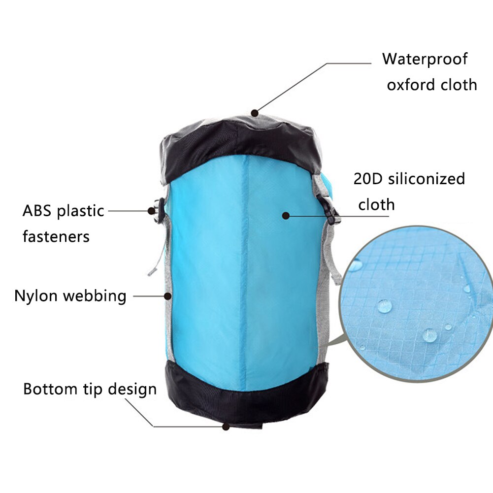 Swimming Sports Stuff Pack Portable Ultralight Compression Sack Hiking Waterproof Camping Travel Sleeping Bag Dustproof Dry