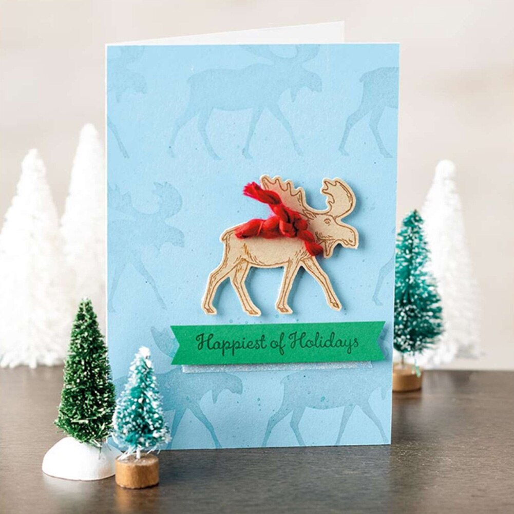 DIY Materials Seal Cutting Die Decor Supplies Festival Series Stencil Scrapbook for Household Wedding Presents Supplies