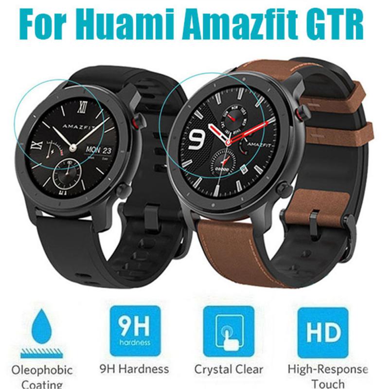 1Pc Clear Film Gehard Glas Screen Protector Voor Amazfit Gtr Smart Horloge 42/47Mm Horloges Accessoires Waterdicht effen Screen