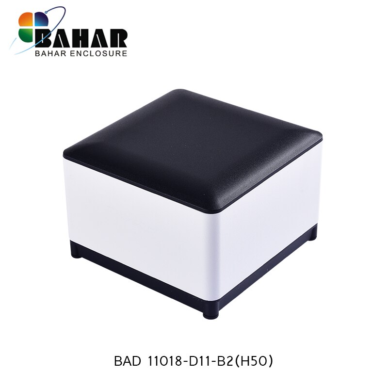 Bahar 100 x 100 x 50mm desktop aluminium etui. elektronisk udstyr instrumentkasse. metal case.diy junction box dårlig 11018-h50: Dårlig 11018-d11-b2-h50