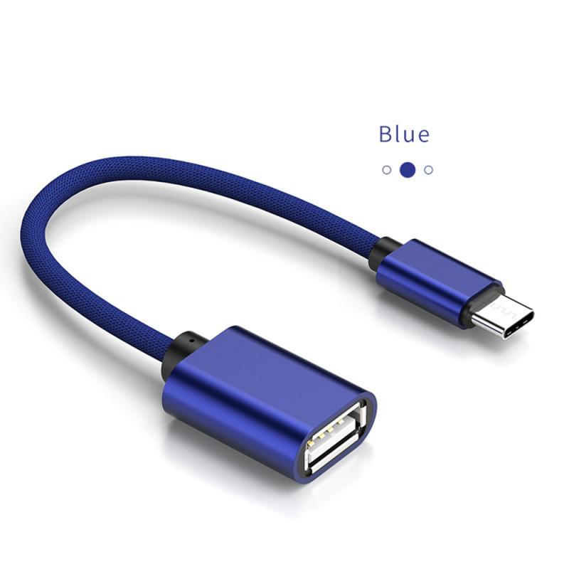 Typ-C/Mikro USB Männlichen Zu OTG Adapter Kabel Aluminium Legierung OTG Adapter Für Android Smartphone Tablette Laptop PC Mit OTG Funktion