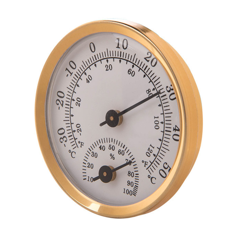 Higrotermógrafo mecánico para el hogar, medidor de temperatura de pared, humedad, Dial, termómetro, higrómetro para habitación, Detector de humedad