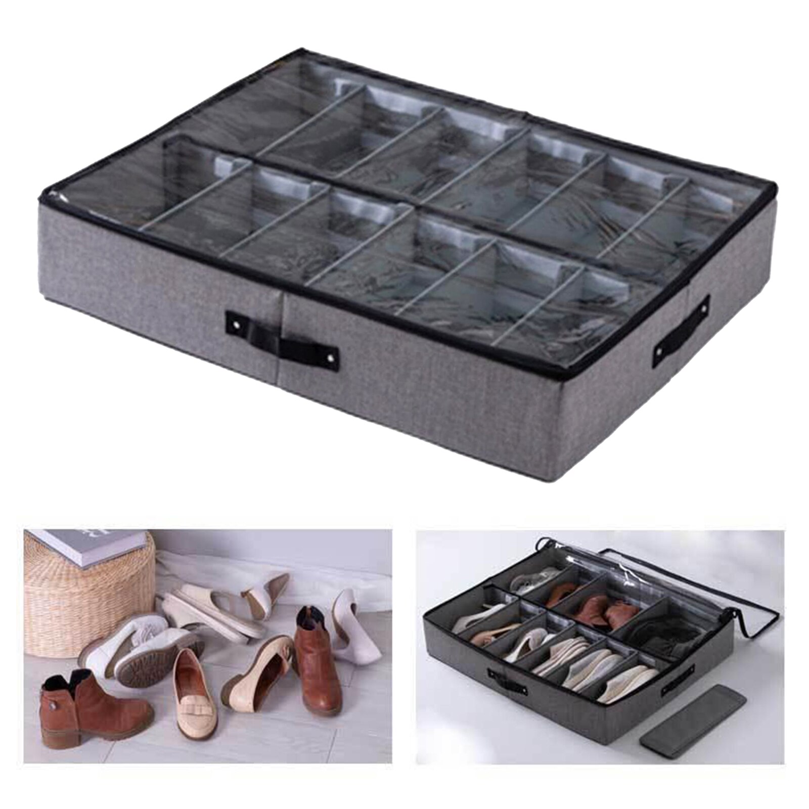 Under Bed Shoe Storage Organizer Shoe Storage Chest Container for Home Use Shoe Organizer Under Bed Shoe Storage Box Clothes