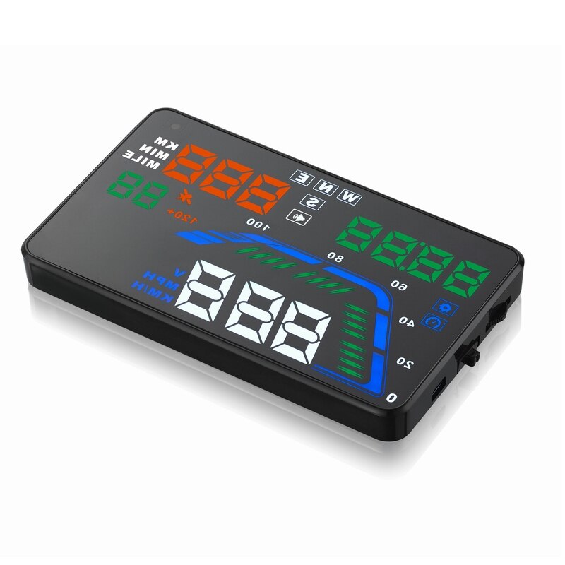 Car gps Hud Head up display Car projector hudway drive Car hud gps with HD display Automatic and manual brightness adjustment