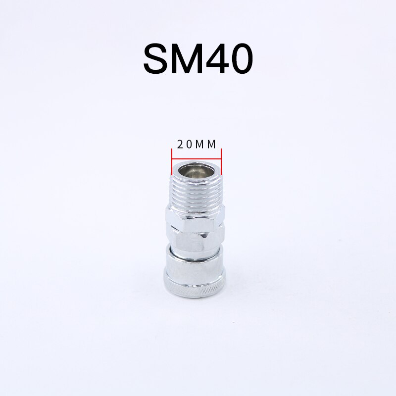 Pneumatic fittings Air Compressor Hose Quick Coupler Plug Socket Connector SP20,PP20,SM20,PM20,SH20,PH20,SF20,PF20: SM40