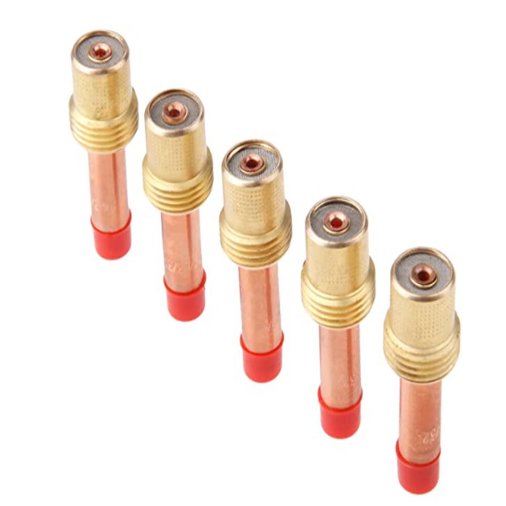 2pcs welding machine accessories tig welding torch consumables gas lens Collet body fit WP 17 18 26 Series welding torch