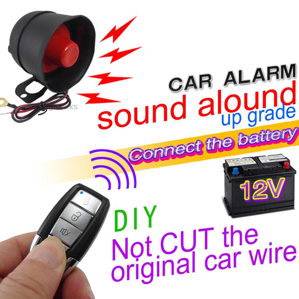 Auto Alarm Apparaat-Trillingen Alarm Apparaat Draadloze Afstandsbediening M810-8115 Luid Geluid Voor 12V Auto Motorfiets Truck