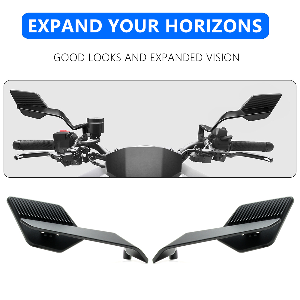 Motorfiets MT07 Achteruitkijkspiegel Onzichtbare Vleugel Verstelbare Roterende Zijaanzicht Spiegel Voor MT03 MT07 MT25 MT09 MT09 MT10 SP ABS