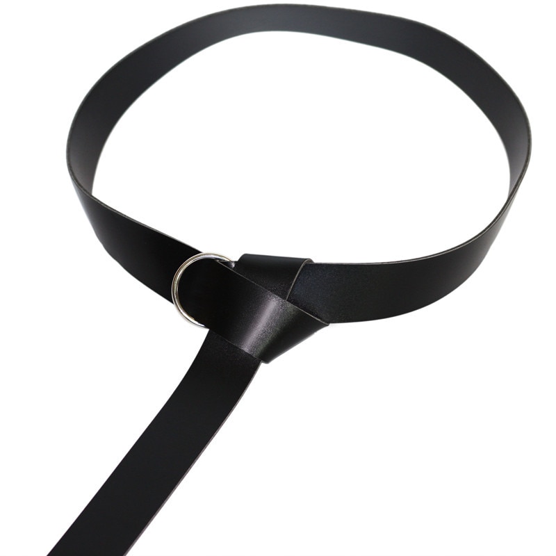 Medeltida renässans midja ring bälte kostym tillbehör delar för vuxna män viking riddare pirat cosplay läder linning spänne