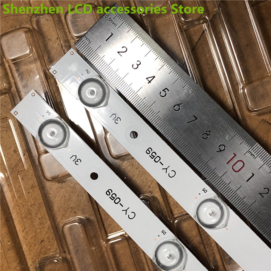 4Pieces/lot FOR LED LCD backlight 4C-LB320T-GY6 PB08D554173BL051-002H LE32D99 ight bar 55.5CM 6LED