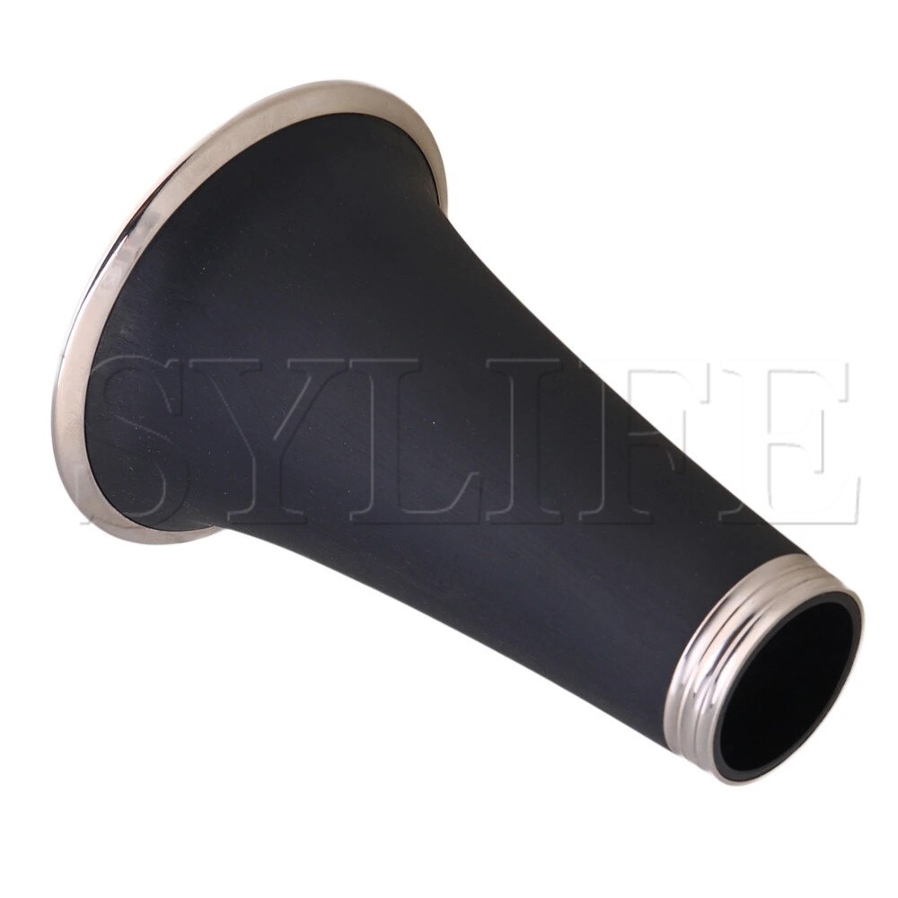 Black Clarinet Bell ABS Material Clarinet Accessory Woodwind Bb Trumpet