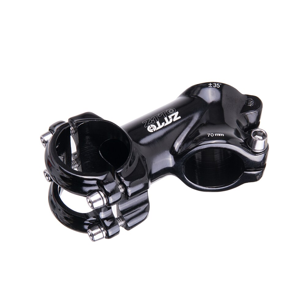 MTB 70 90 110mm 35 grados de alta resistencia ligero 31,8mm vástago pulido para XC AM Mountain Road Bike piezas de bicicleta brillante