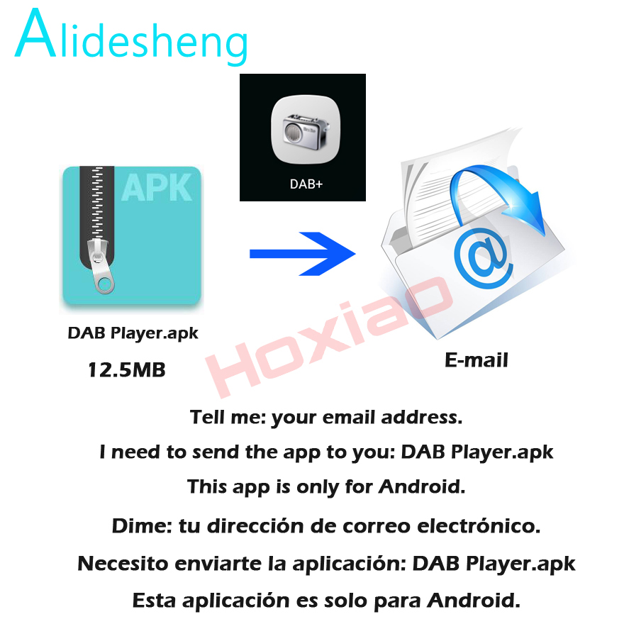 Universal DAB+USB Antenna For After Market Auto Player Android 5.1 6.0