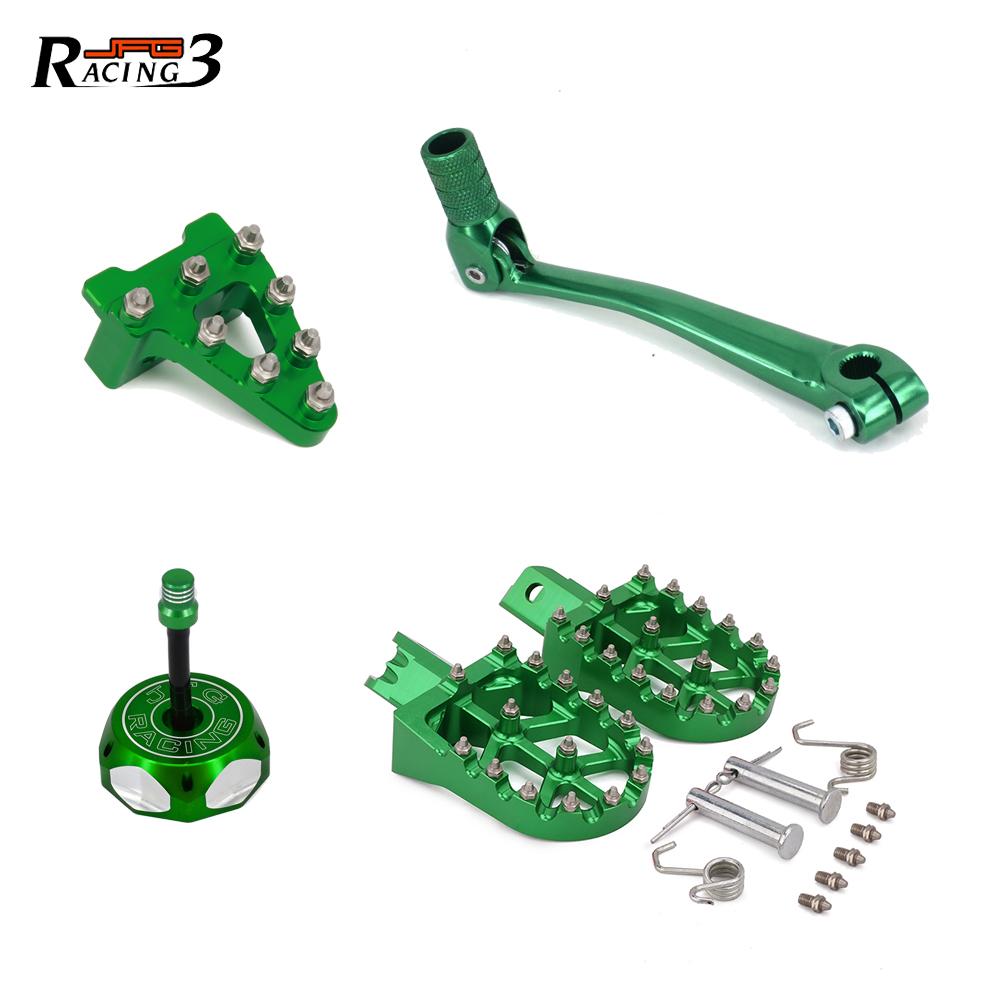 Motorcycle Foot Peg Rests Footpeg Brake Pedal Tip Shifter Shift Lever Gas Fuel Tank Cap Cover For HONDA CRF50 XR50 KAYO SDG SSR