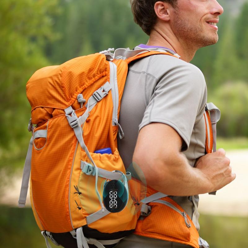 Ultrasone vliegenmoordenaar, draagbare oplaadbare vliegenmoordenaar, elektrische anti-bijt vliegenmoordenaar voor reizen, bergbeklimmen, vissen, kamperen