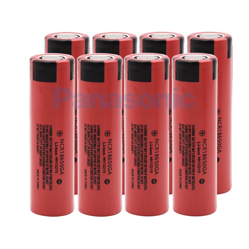 original NCR 18650GA 30A discharge 3.7V 3500mAh 18650 rechargeable battery for toy flashlight flat-top lithium battery