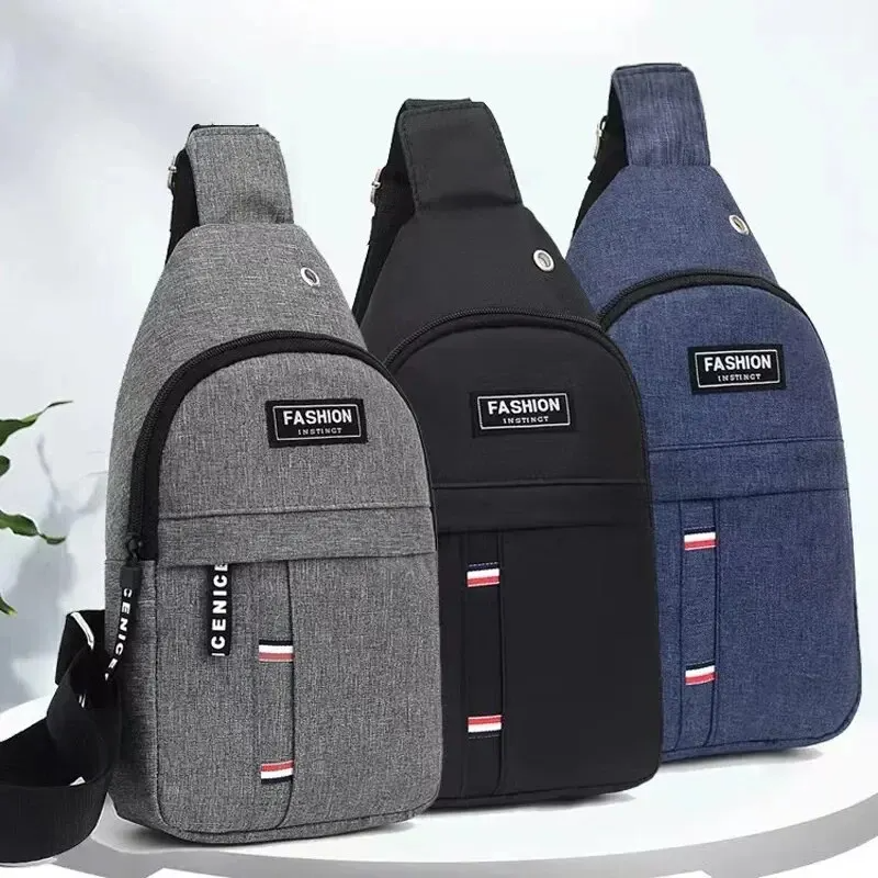 Herren Brusttasche, modische, lässige Umhängetasche, neue Aufbewahrungstasche, tragbare Mini-Schultertasche, Sport- und draussen-Aufbewahrungstasche
