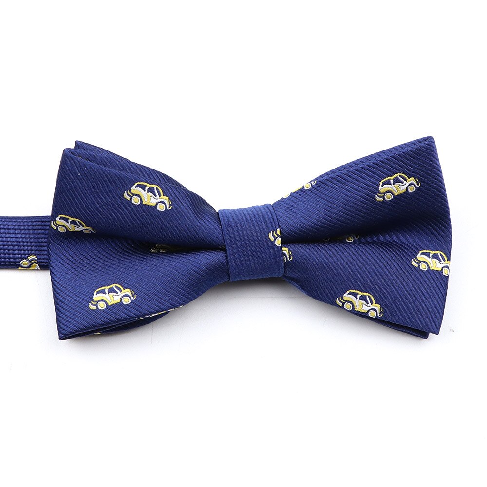 Nuovo papillon tessuto Jacquard per uomo bambino animale insetto Shiba Inu papillon festa di nozze casuale poliestere farfalla regalo carino: adulto 6