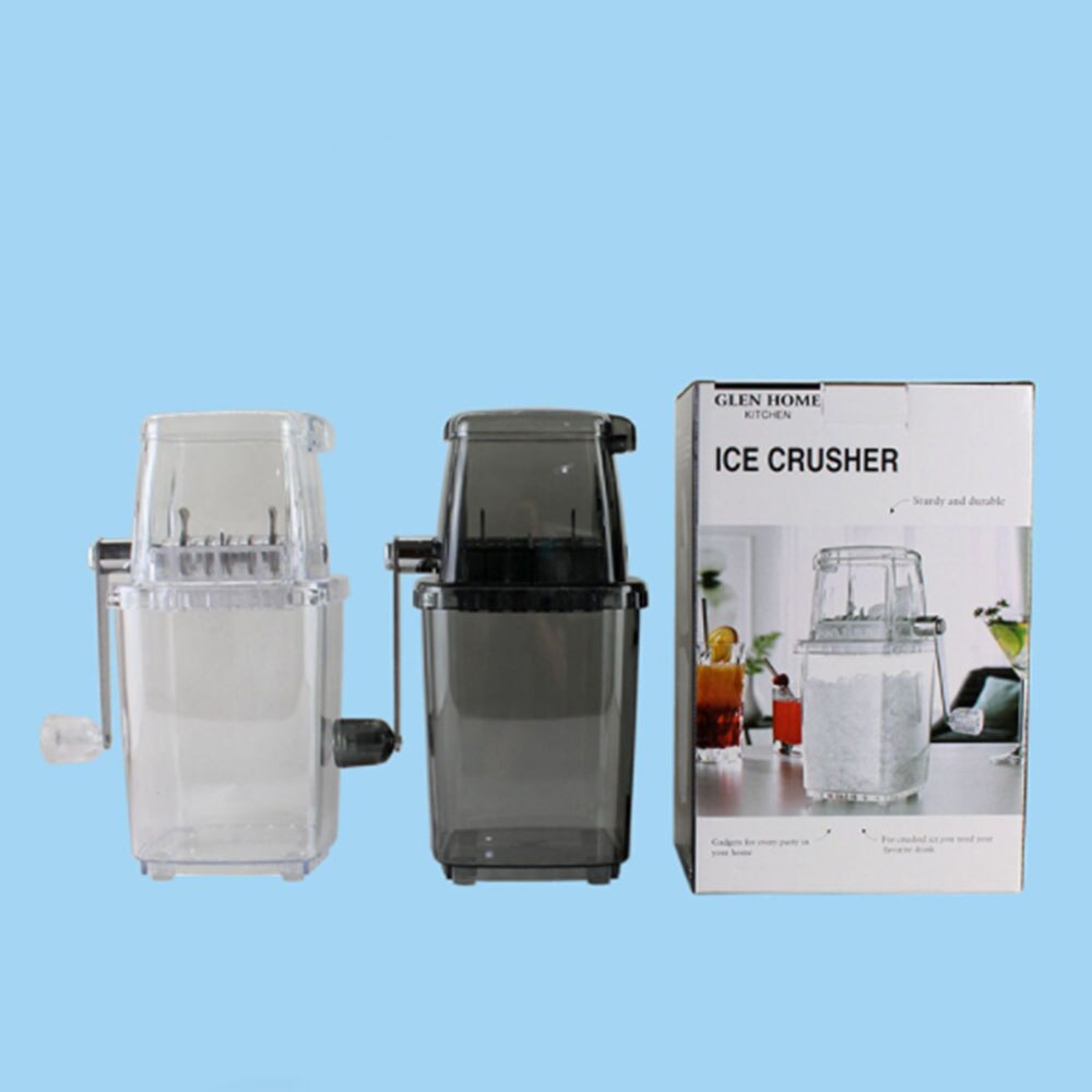 Draagbare Handmatige Ice Crusher Shredding Machine Hand Crank Ice Crusher Zomer Keuken Verpletteren Ijs Gereedschap