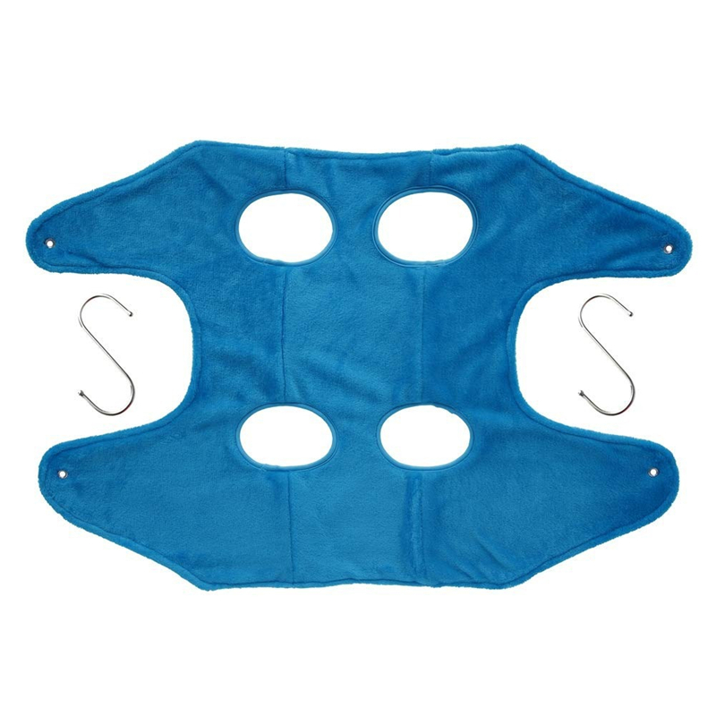 Katten Honden Hangmat Te Trim Nail Clip Snijden Pet Grooming Bad Handdoek Wassen Droog Deken Controle Puppy Terughoudendheid Tas Helper gereedschap: Blue / Large (84 X 59CM)