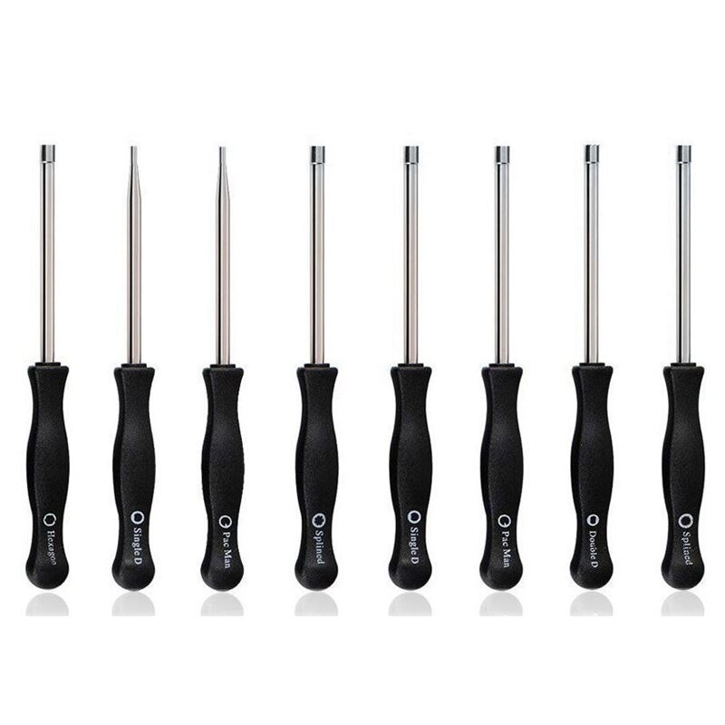 8 pcs Screwdriver Carburetor Adjustment Tool Single D Double D Hexagon Hex Socket Kit Set