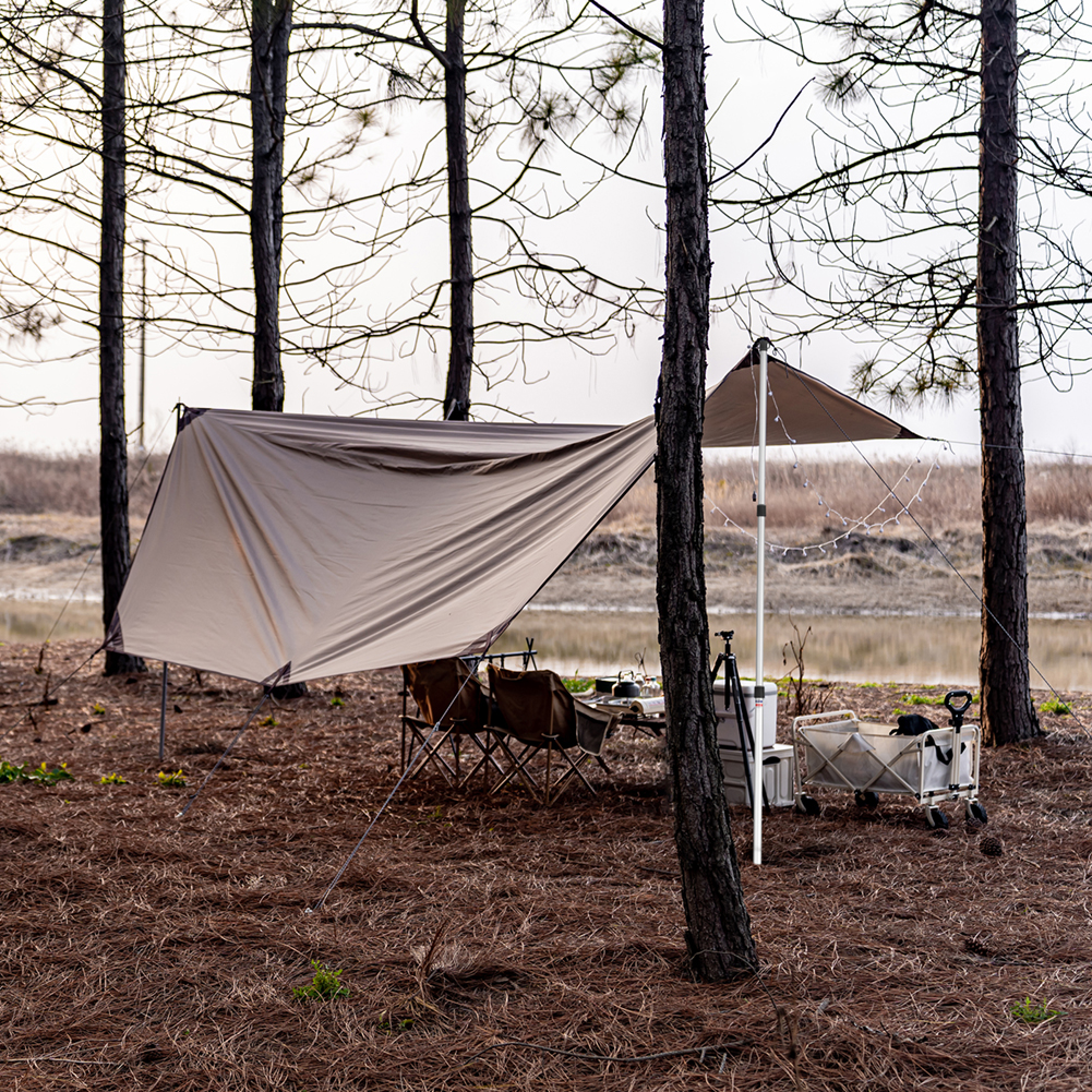 Set med  of 2 presenningsstänger, teleskopiska campingtält, ersättningsstänger i aluminium med 3- sektioner för regnskydd, markis och tak.