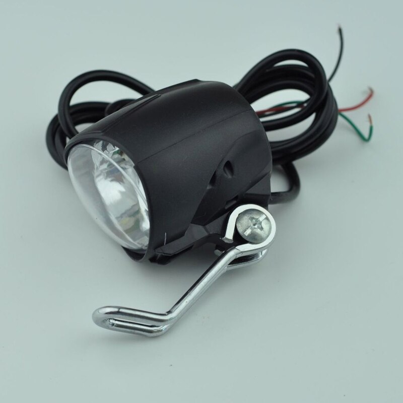 Klassisk strømlinet elektrisk scooter forlygte høje lyse led cykler forlygte