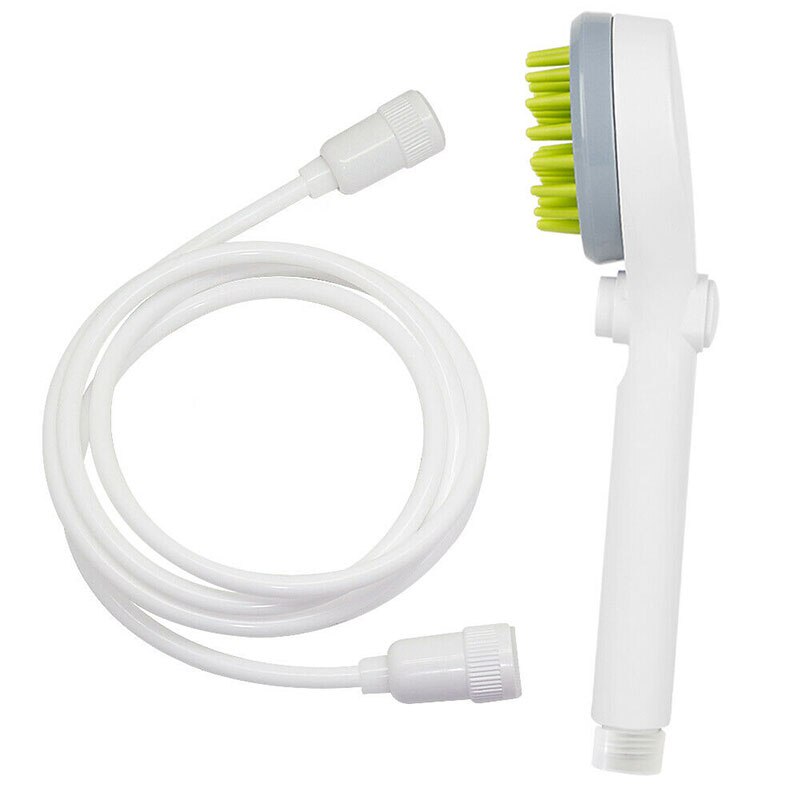 Ducha de baño de mascotas, rociador de agua, herramienta de baño, lavado de pelo, limpieza para baño de perros y gatos LBShipping: Gris