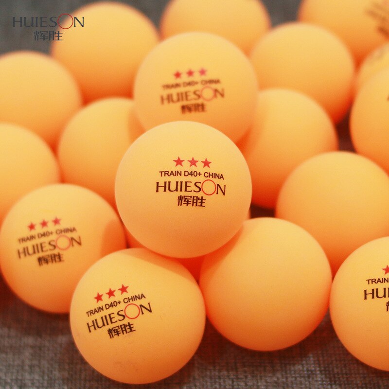 Tabla Pelotas De Tenis Huieson 50 Unids/pack 3 Estrella Material 40 + ABS De Plástico Accesorios de Bolas de Tenis de Mesa de Ping Pong