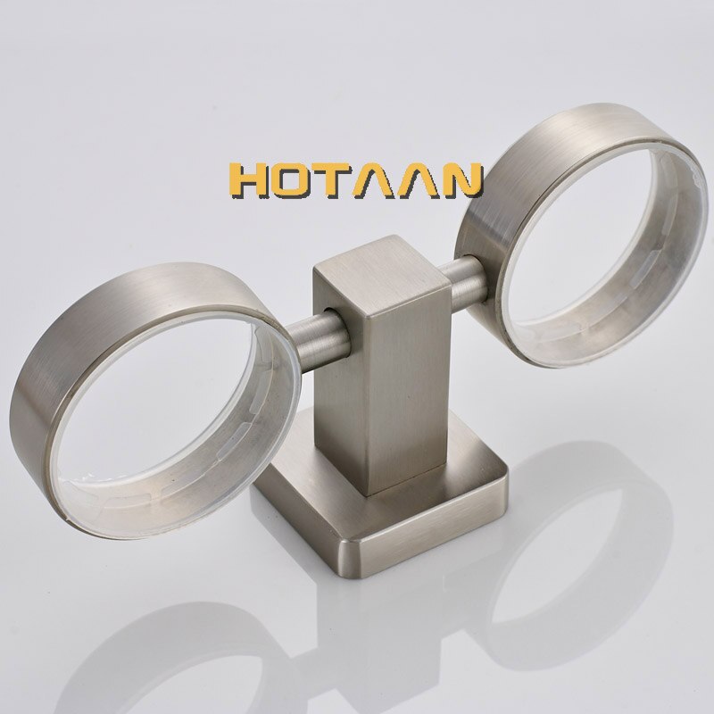 SUS304 Stainless steel Tumbler Holder Cup &amp; Tumbler Holders Toothbrush Holder Bathroom Accessories Banheiro YT-13408