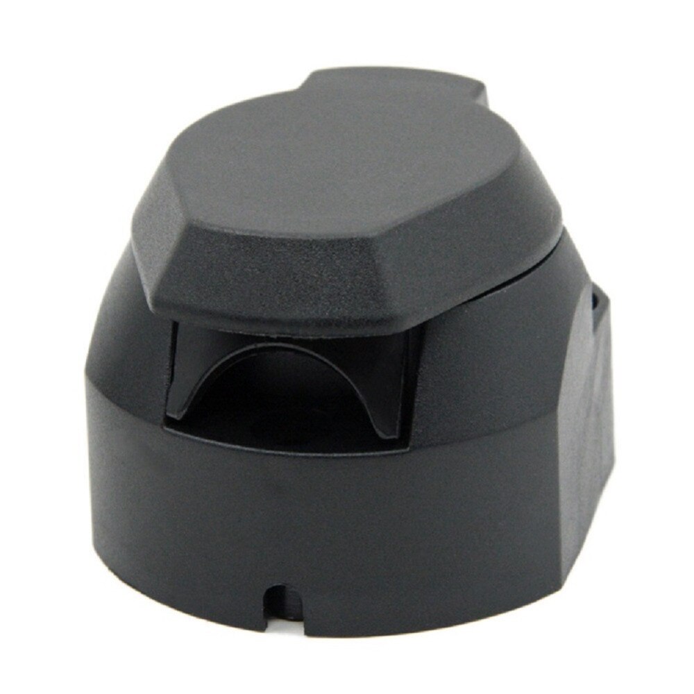TIROL 13-Pin Trailer Socket Black frosted materials 13-Pole Trailer Socket 12V Tow bar Towing Socket T22807