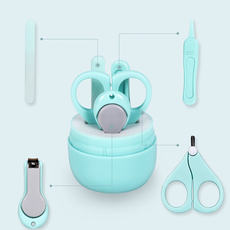 Nagelknipper Set Voor Pasgeboren Baby: Blue