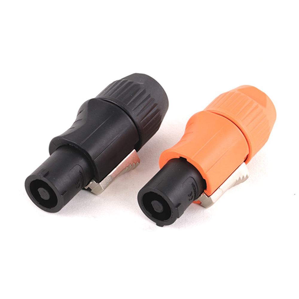 2pcs 3Pins IP65 Waterproof Locking Powercon Connector 20A 250V Power Male Plug or Female Chassis Socket Connector