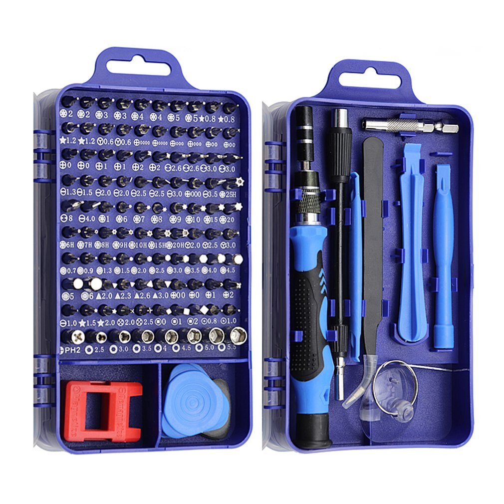 115 In 1 Screwdriver Set Mini Precision Screwdriver Computer Pc Mobile Phone Device Repair Hand Home Repair Tools: Red