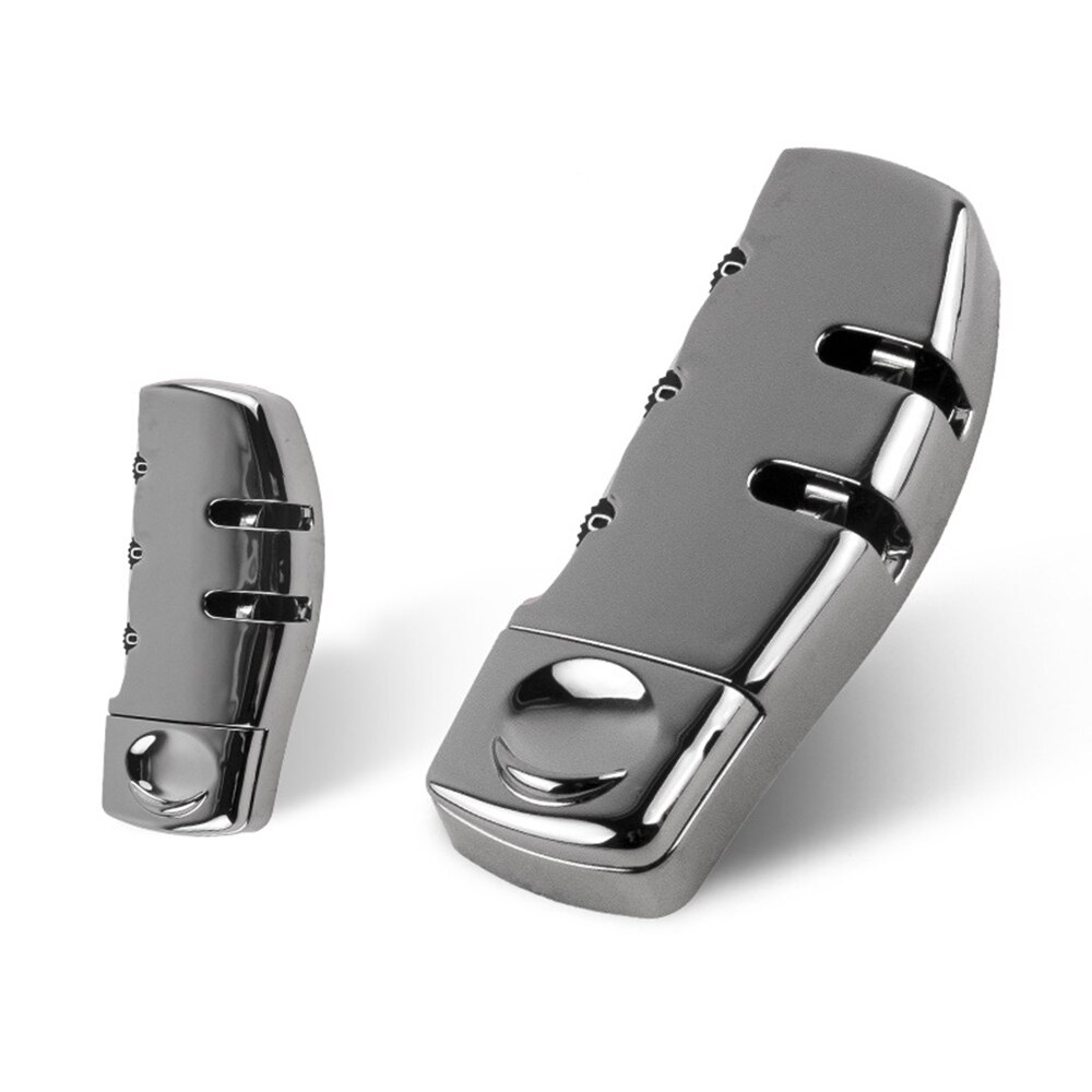 Simple Back 3 Digit Combination Suitcase Padlock Reset Luggage Lock Travel Suitcase Accessory Password Dial Digit