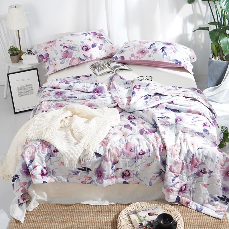 London Bridge Eiffeltoren print Ultra Zachte Katoenen Dekbed Dekbed Beddengoed Comfortabel Ademend Bed Cover Queen size: Only 2Pcs Pillowcase / Color 16