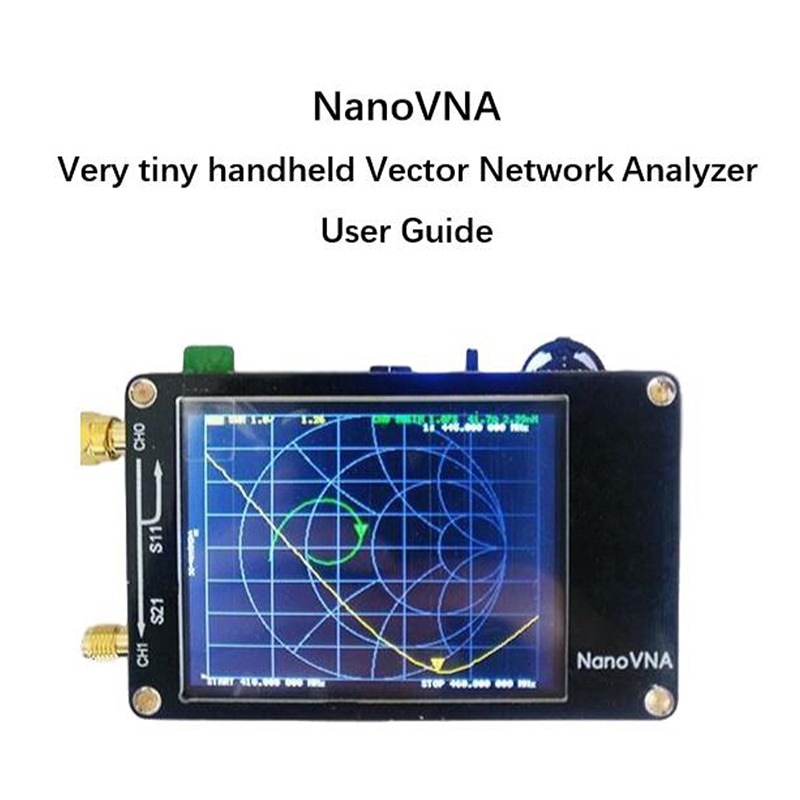 Nanovna 50KHz-900MHz Vector Network Analyzer Handheld Digital Touching Screen Shortwave MF HF VHF UHF Antenna Analyzer