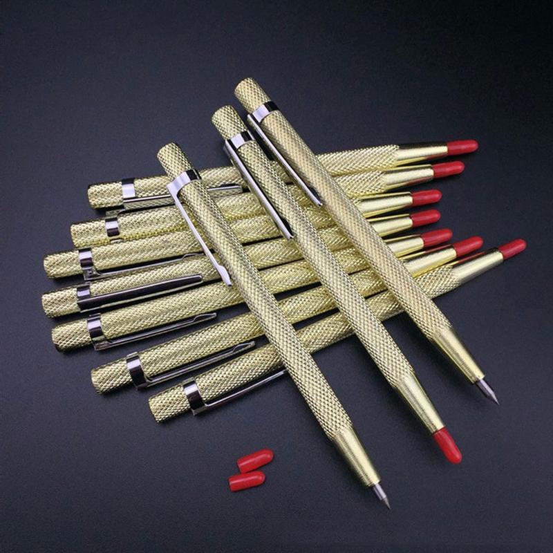 4Pcs/Pack Tungsten Carbide Scribe Etching Engraving Pen Carve Engraver Scriber Tools For Stainless Steel Ceramics Glass Repair