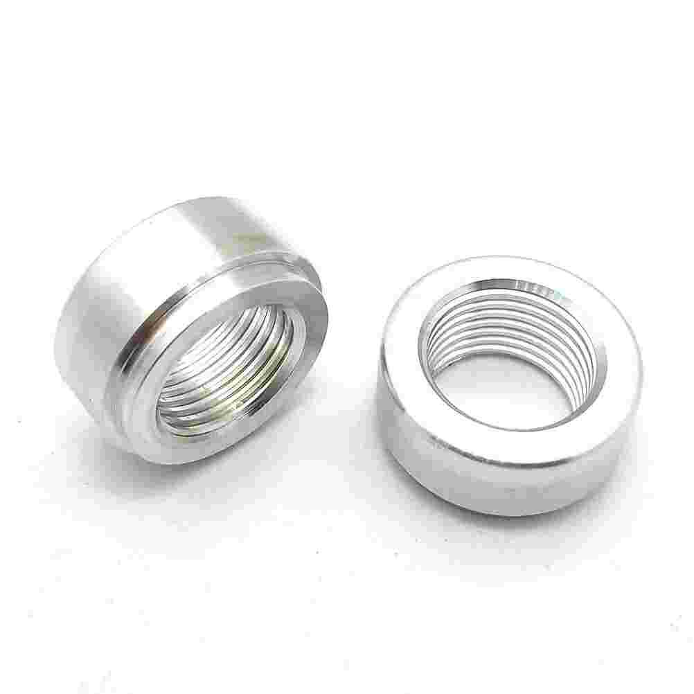 2pcs Practical 1/8 NPT Welding Thread Head Aluminum Alloy Welding Joint for Home